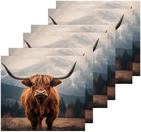 Highland Cow Washcloth Set
