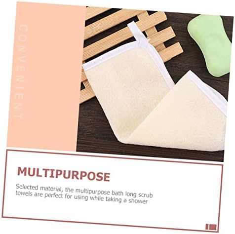4-Piece Exfoliating Body Scrubbing Towels for Deep Skin Care