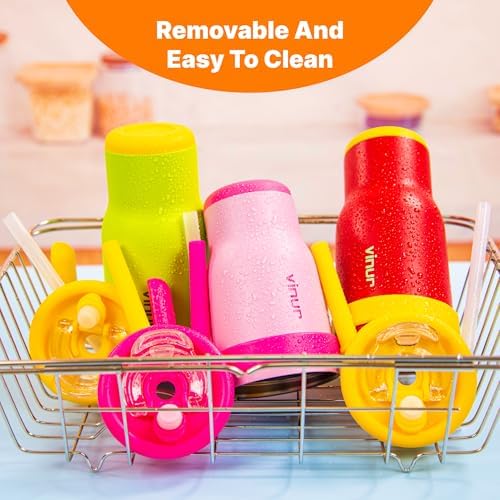VINUR Kids Insulated Tumbler with Handle Perfect Sip