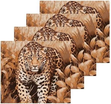 Leopard Print Leopard Washcloths