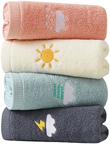 4-Piece Childrens Face Towels Set