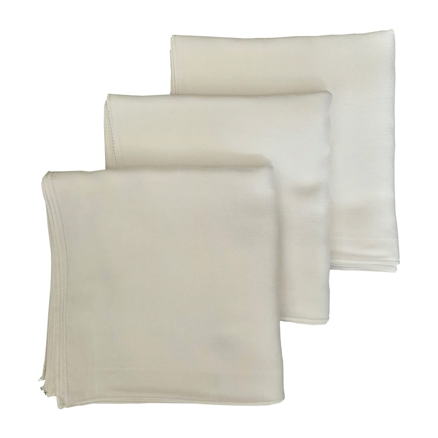 100 SoftReusable Gentle Face Wipes Eco-Friendly Bath White 15-Pack