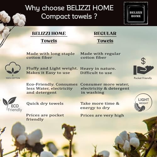 Belizzi Home Ultra Soft Cotton Washcloths 12 Pack 12x12 Inch Charcoal Grey
