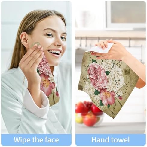 Luxury Floral Washcloth Set for bath beyond