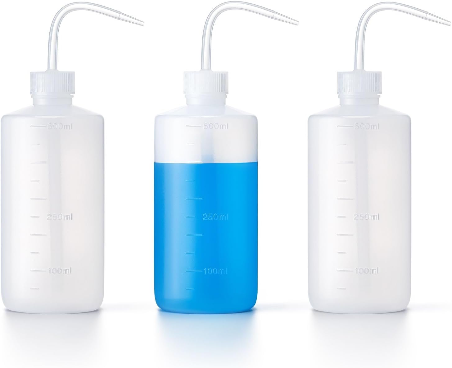 Bright Creations 16 oz Clear Plastic Squeeze Bottles 3 Pack