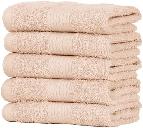 Perfect 5-Pack 12x12 Washcloths