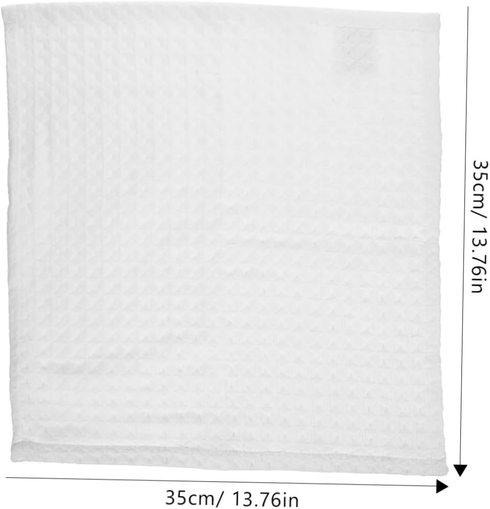 2-Pack Skin-Enhancing Cotton Washcloths Waffle Weave Compact Travel-Friendly