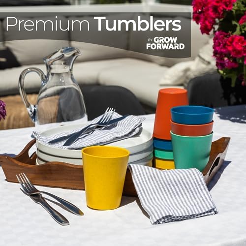 Grow Forward Premium Plastic Cups for Kids
