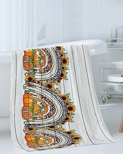 ZOE GARDEN Leopard Print Bathroom Towel Set