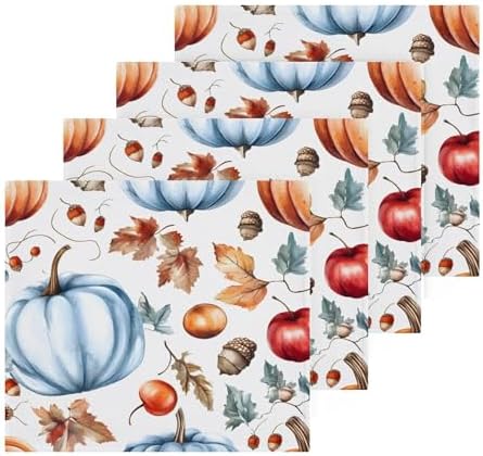 Xigua Watercolor Autumn 12x12 inch Washcloth Set