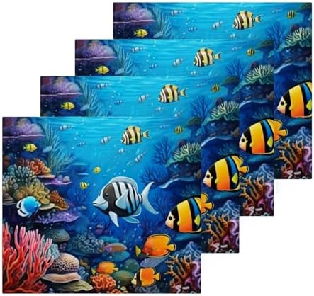 Kigai Ocean Fish Washcloth Set