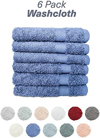 Bath Kitchen Washcloths 6-Pack