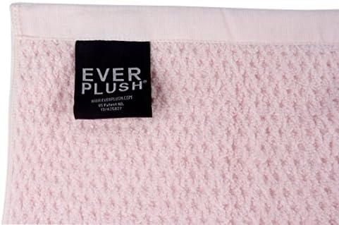 Everplush Diamond Jacquard Washcloths Rose Pink 6 Count