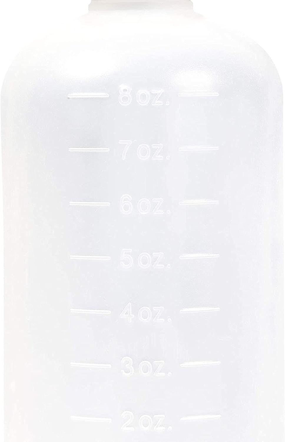Juvale Boston Round Squeeze Bottles - 8 oz Pack of 12
