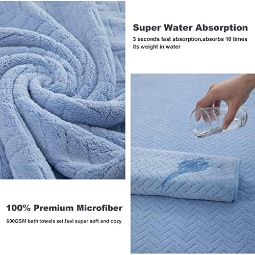 Bath Time Bliss 4-Piece Washcloth Set