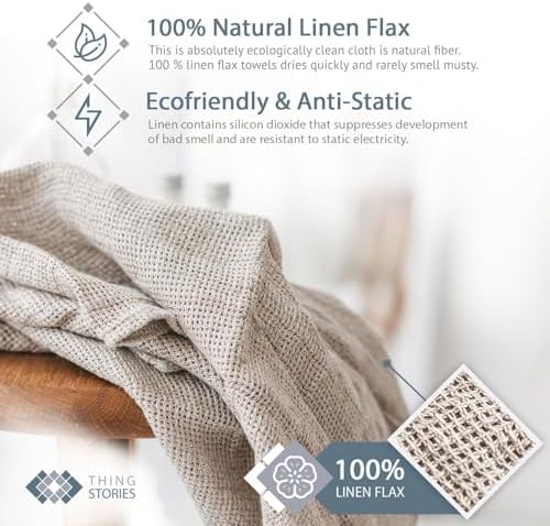 Luxurious Natural Linen Drying Towel For LongHair
