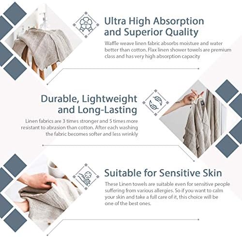 Luxurious Natural Linen Drying Towel For LongHair