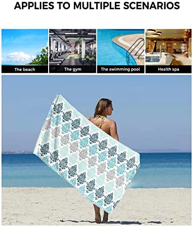 Delightful Geometric Paisley Towel Set for Luxurious Living