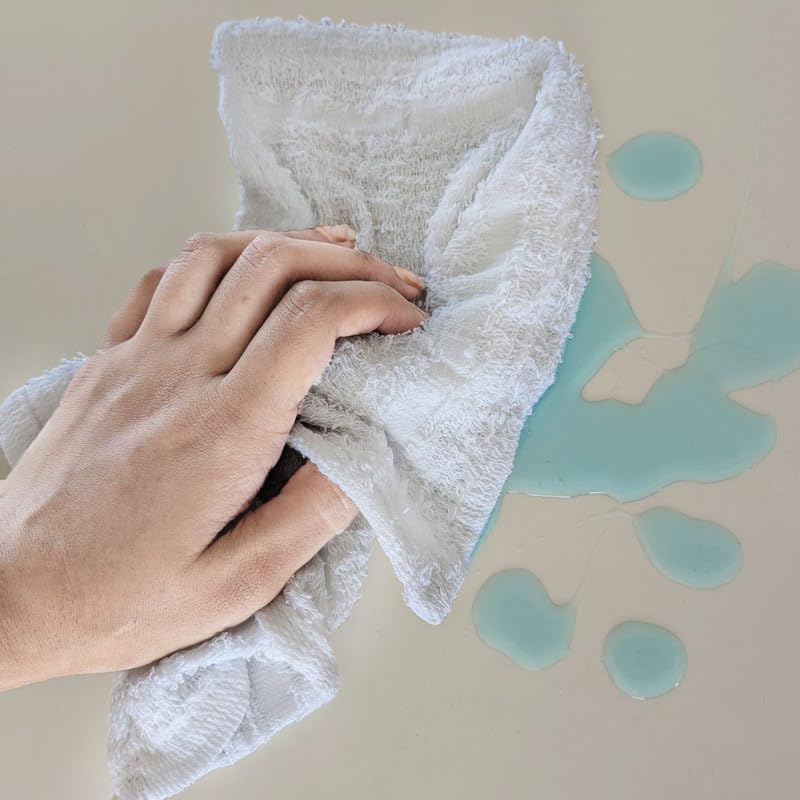 12x12 Wash Cloths Durable Soft Absorbent