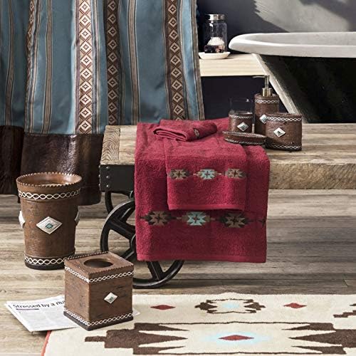 HiEnd Accents Paseo Road Aztec 3 Piece Towel Set