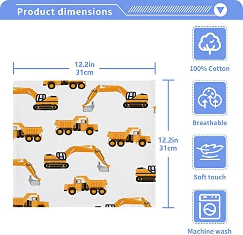 SUABO Soft Cotton Bath Washcloth for Kids and Industrial Use 4-Pack