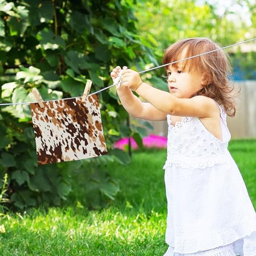xigua Cow Print Washcloths Towels