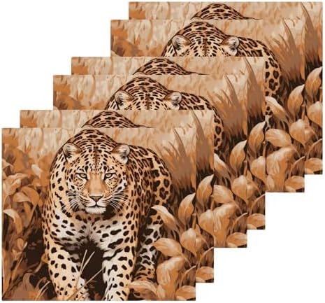 Leopard Print Leopard Washcloths