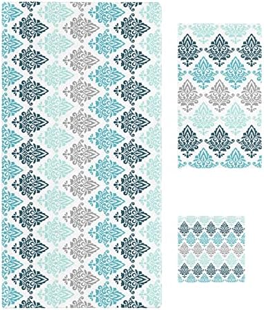 Delightful Geometric Paisley Towel Set for Luxurious Living