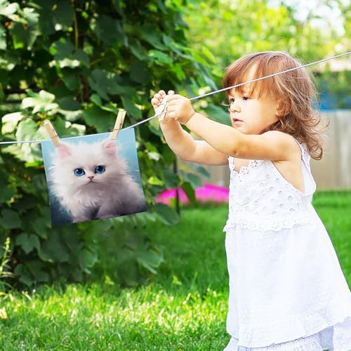 Kigai Cute Cat Washcloths Soft Quick-Dry Premium Face Towels