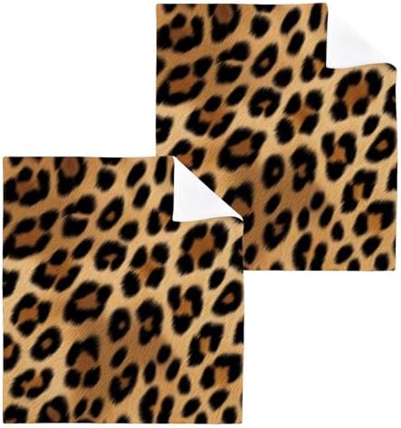 Stunning Leopard Washcloths for Quick Drying and Ultimate Absorption