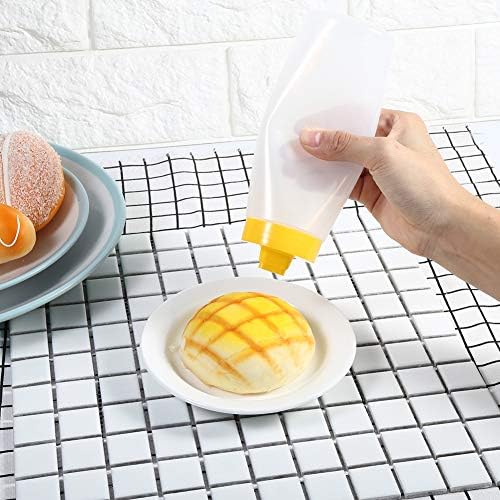 Hapivida - 4-Hole Condiment Squeeze Bottles - Ergonomic Design for Simplicity