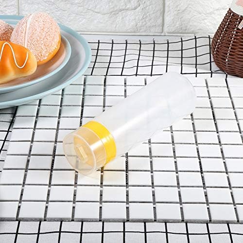 Hapivida - 4-Hole Condiment Squeeze Bottles - Ergonomic Design for Simplicity