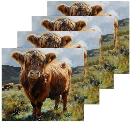 Highland Cow Washcloth 2 Pack