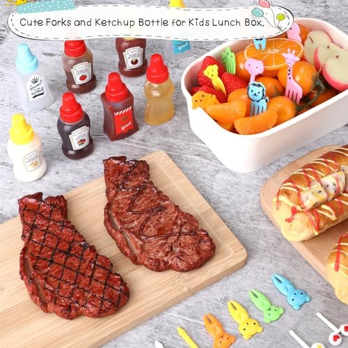 SunnychICC - 130 Pcs Bento Box Accessories for Kids