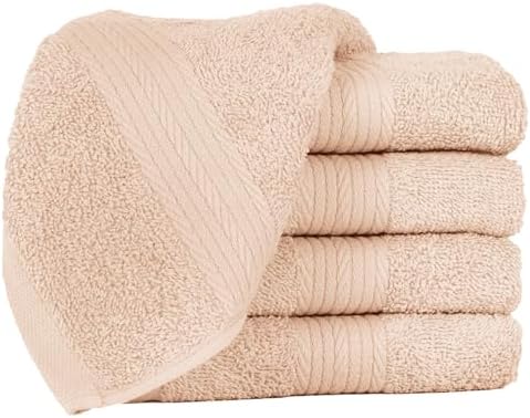 Perfect 5-Pack 12x12 Washcloths
