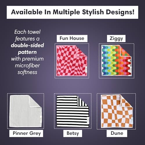 Double-Sided Microfiber Washcloths 12x12