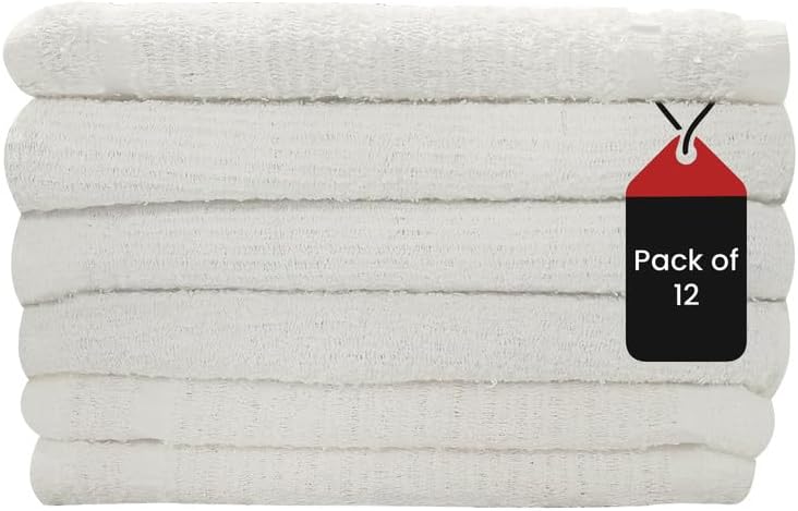 Premium White Wash Cloths