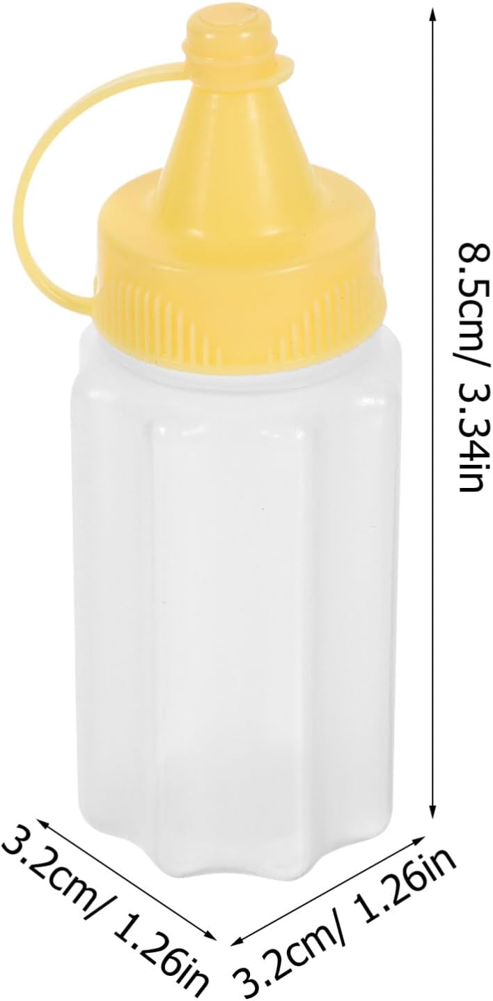 SOLUSTRE 4Pcs Condiment Squeeze Bottles Set