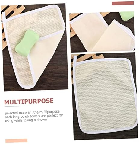 4-Piece Exfoliating Body Scrubbing Towels for Deep Skin Care
