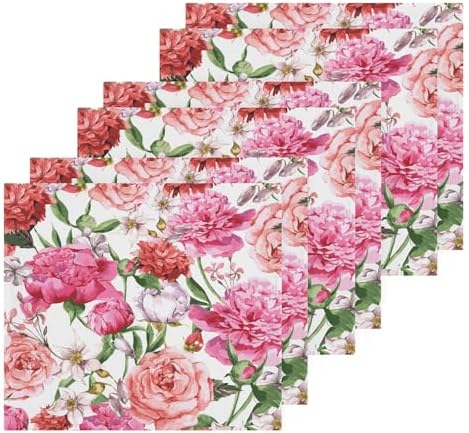 Fragrant Floral Washcloth Set