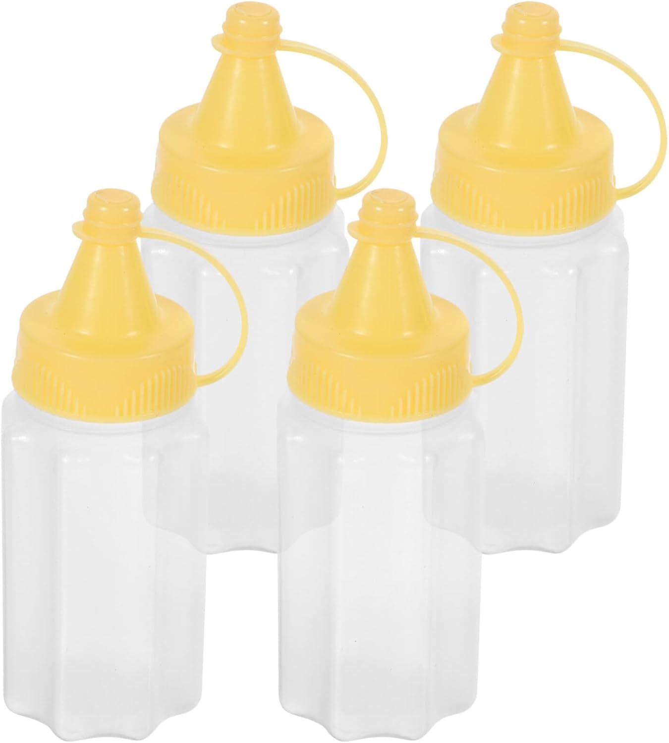 SOLUSTRE 4Pcs Condiment Squeeze Bottles Set