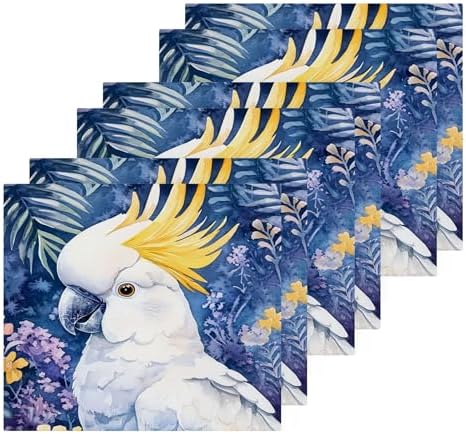 Kigai Cockatoo Washcloth 2-Pack