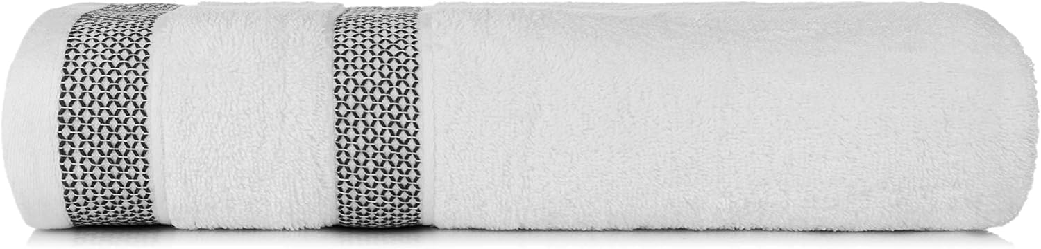 Solitaire Mix 6-Piece Cotton Towels Luxurious Family Set