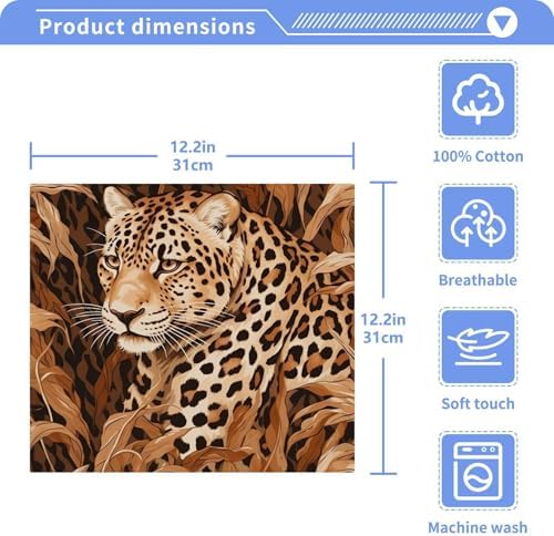Leopard Washcloth Set 2-Pack