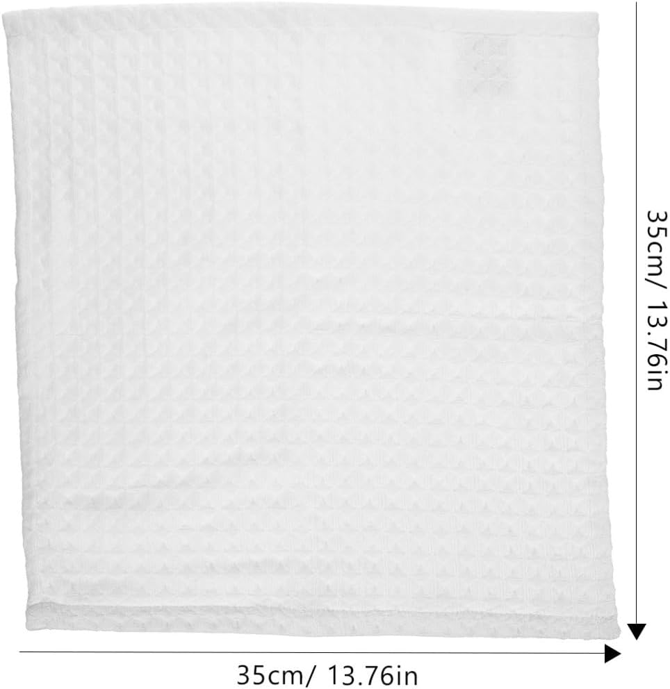 2-Piece Soft Waffle Face Towels for Fast Absorption Skin-Friendly