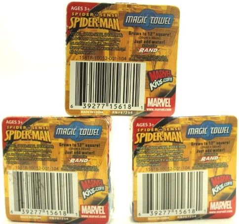 Spider-Man pop-up Magic Towel Washcloth Set - 2 Piece Designable Washcloths