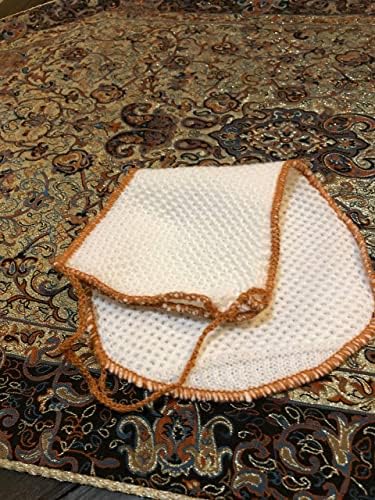 9x5 Handmade Woven Washcloth Leaf Soft Gentle