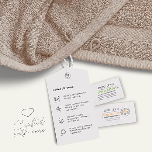 Belador Luxury Wash Cloths 24-Pack - 13x13