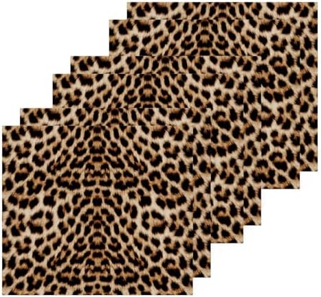 Leopard Print Bath WashCloths