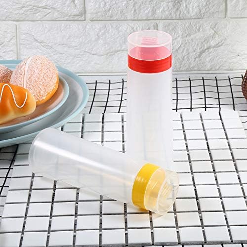 Hapivida - 4-Hole Condiment Squeeze Bottles - Ergonomic Design for Simplicity